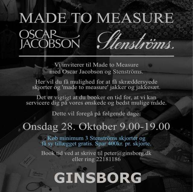MTM - Bestil en tid til den 28/10  