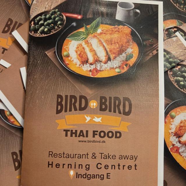Bird Bird Thai Food menu kort
