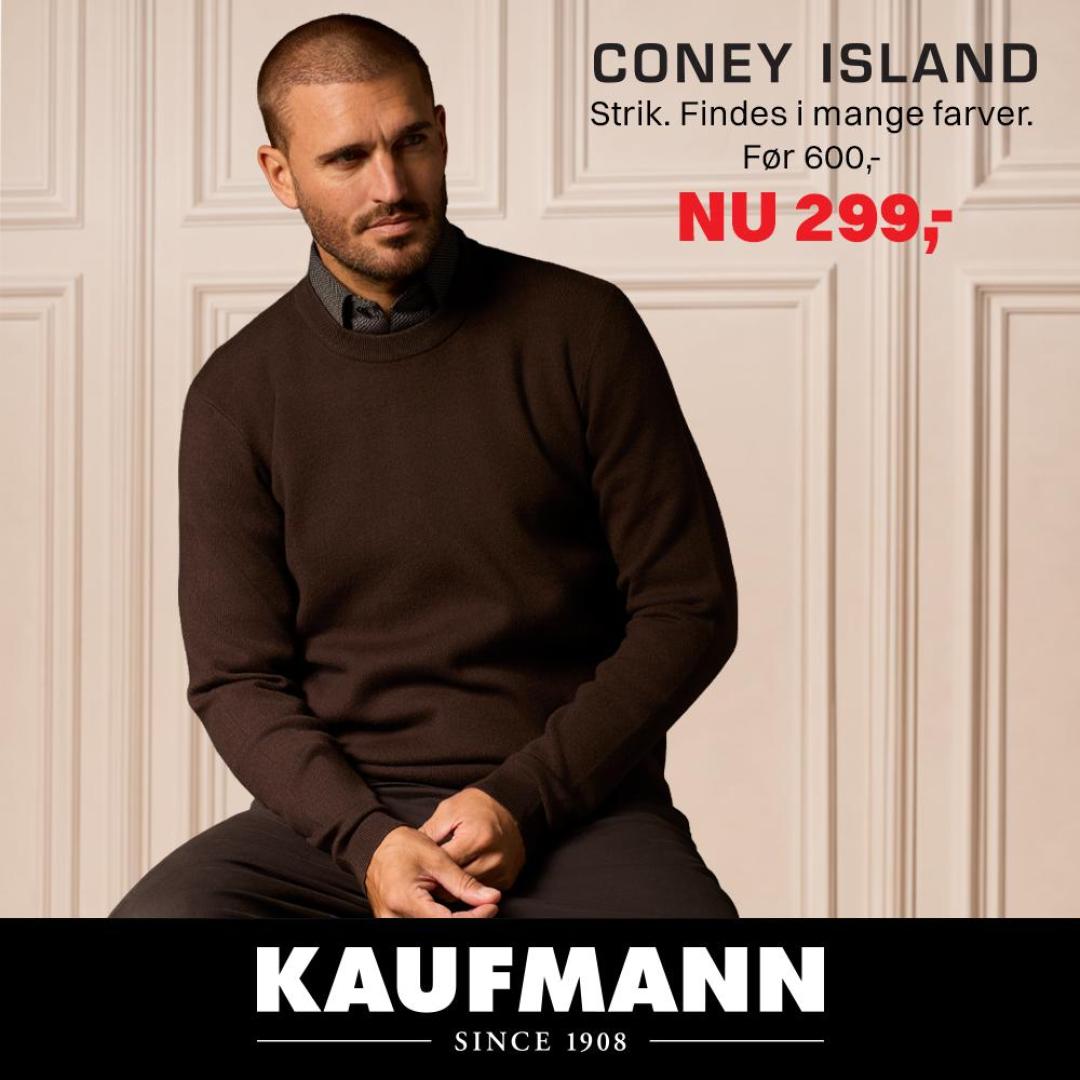 Spar 50% på Coney Island strik