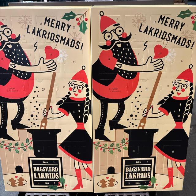 Så er den endelig landet! Kalenderen fra Bagsværd Lakrids 🎅🏻🧑🏻‍🎄