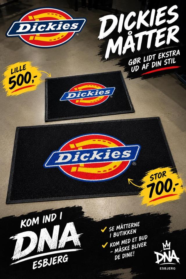 Dickies måtter hos DNA Esbjerg!