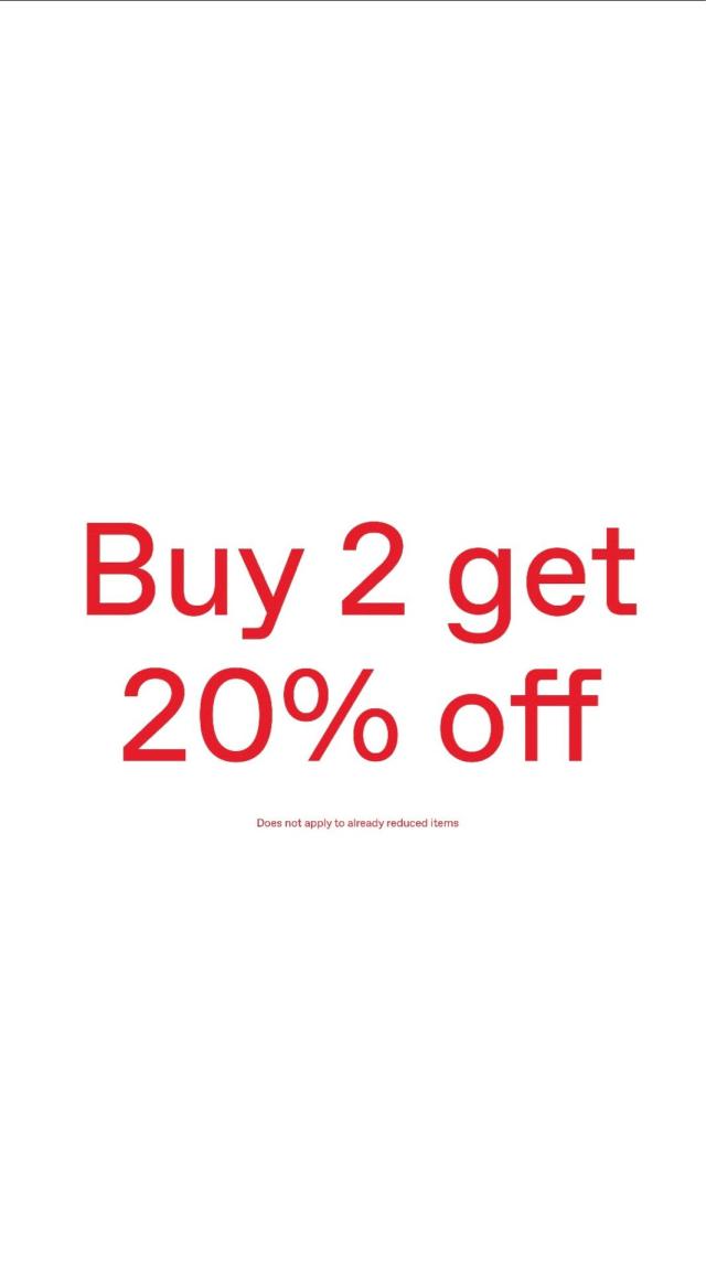 BUY 2 & GET 20% OFF ALL ITEMS🔥