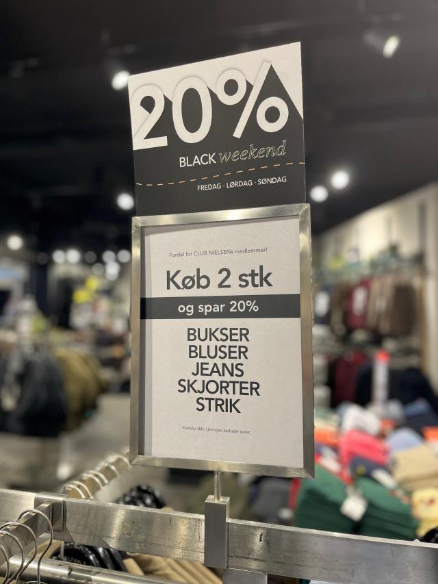 Black Weekend hos NIELSENs  ⚫️