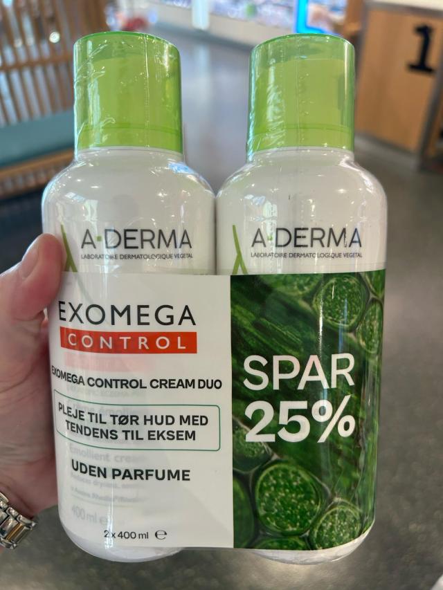  Tør, sart eller kløende hud? Prøv A-DERMA EXOMEGA CONTROL!
